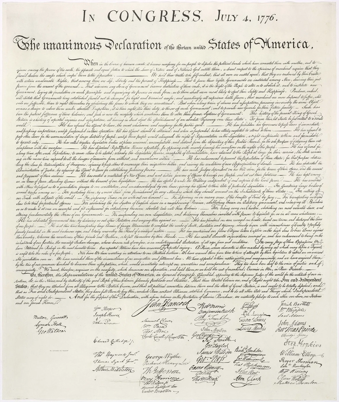 American Declaration of Independence historical image 1