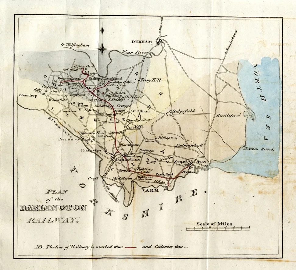 Stockton and Darlington Railway opens historical image 1