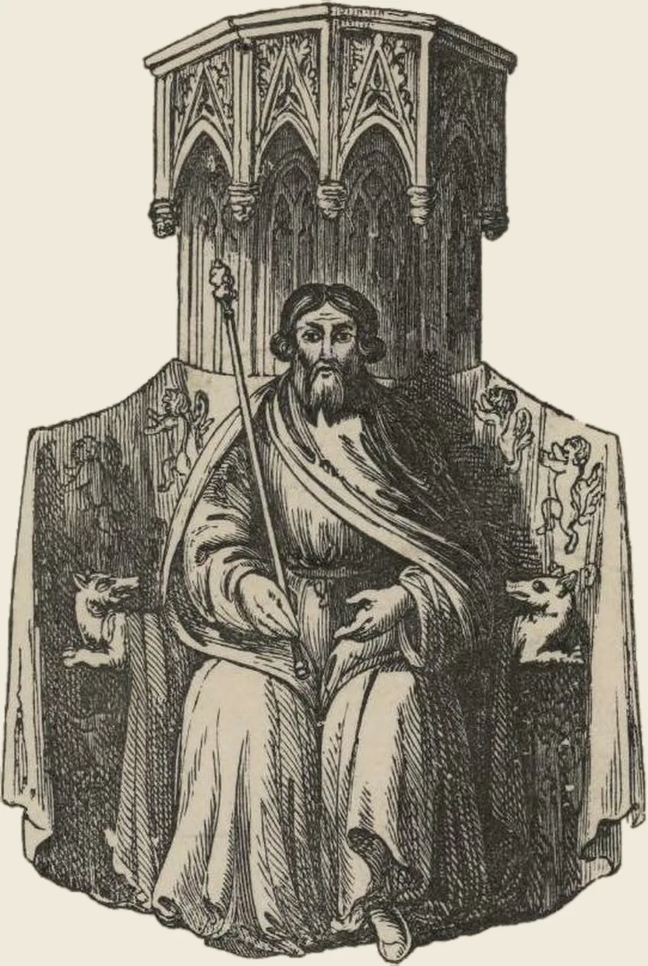 Owain Glyndŵr holds a parliament at Machynlleth historical image 1