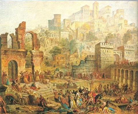 York massacre of the Jewish community historical image 1