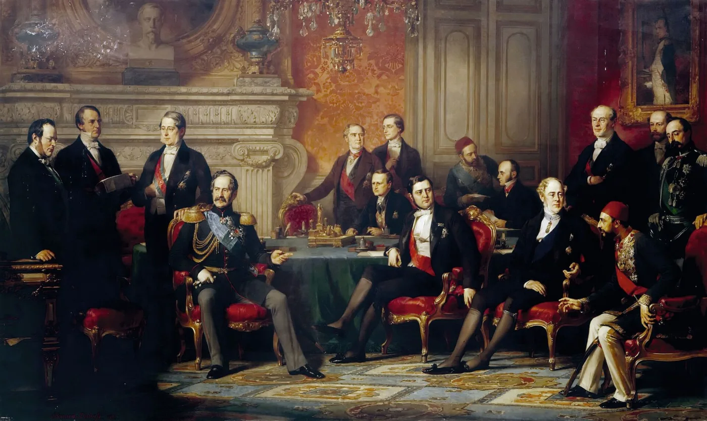 Treaty of Paris ends the Crimean War historical image 1