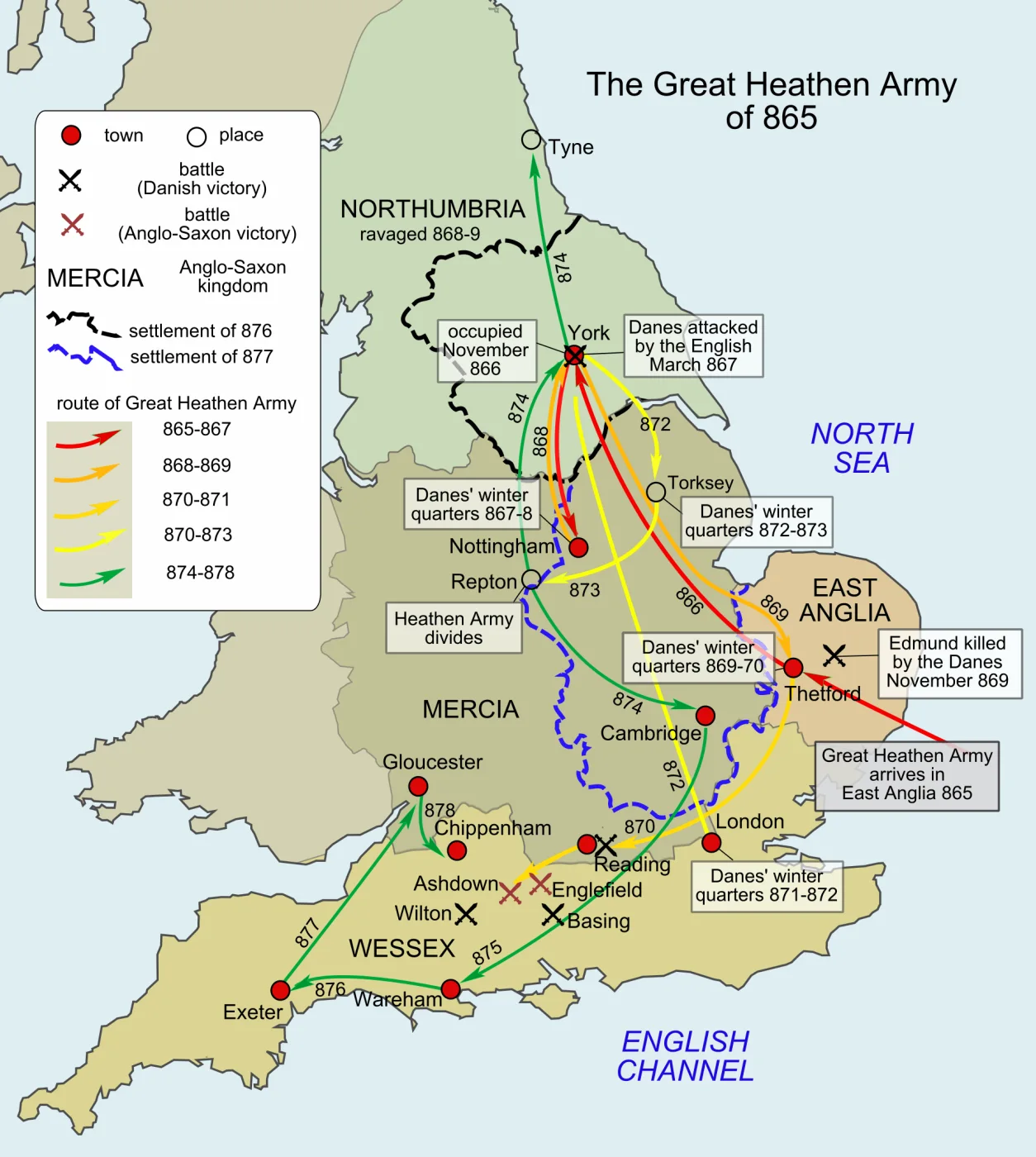 The Great Heathen Army invades England historical image 1