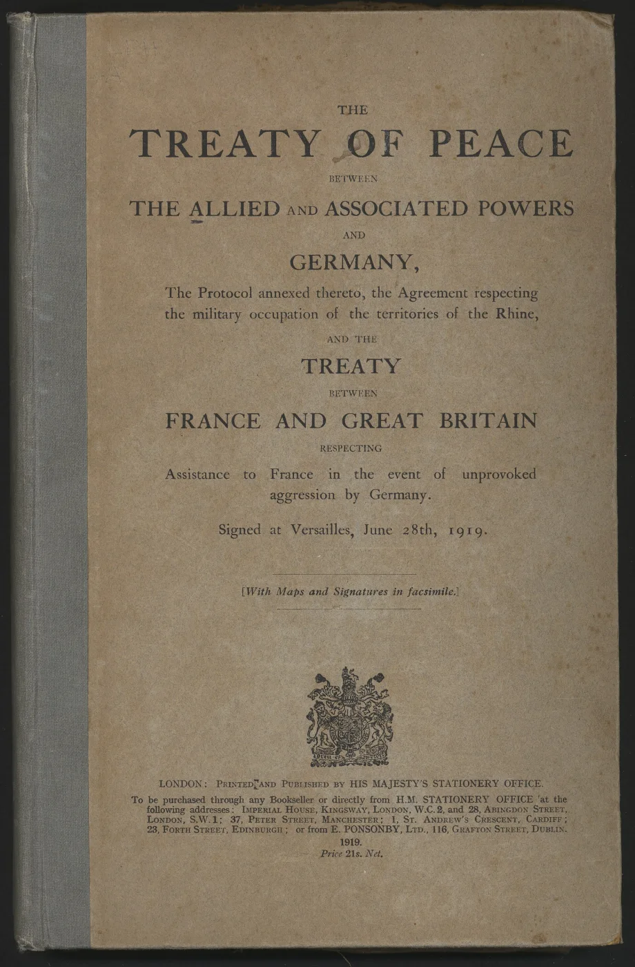 Treaty of Versailles historical image 1