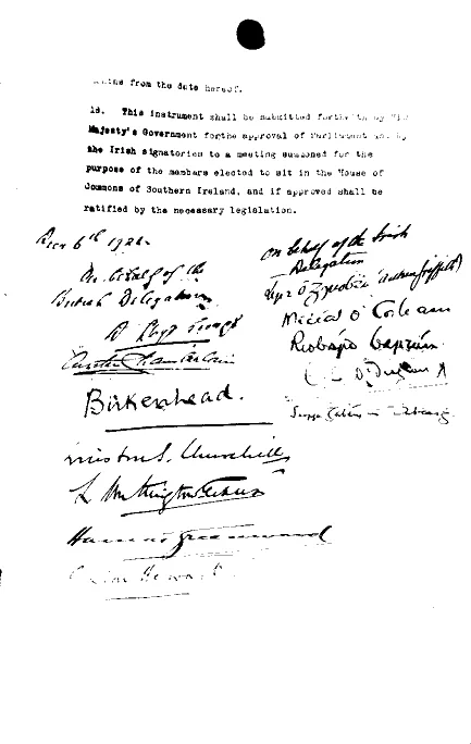 Anglo-Irish Treaty historical image 1